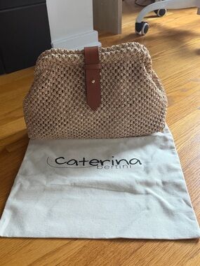 Caterina Bertini Woven Clutch